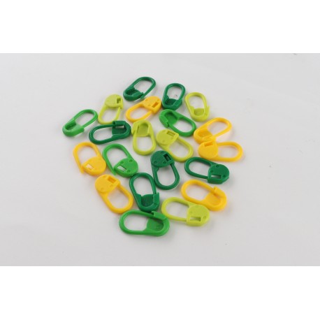30 Marqueurs de mailles à fermoir