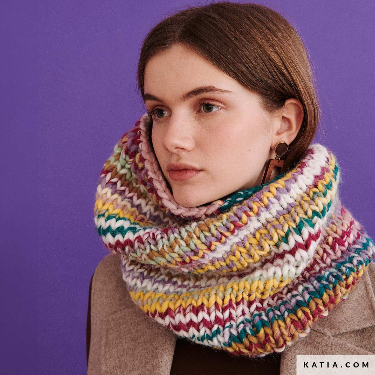 Katia - Cache col en rond