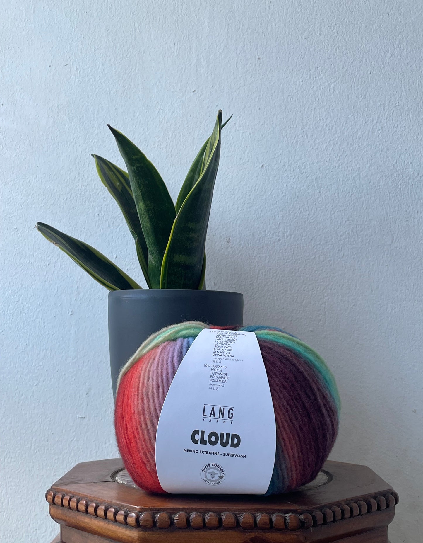 Cloud - 90% Merino extrafine superwash et 10% Polyamide