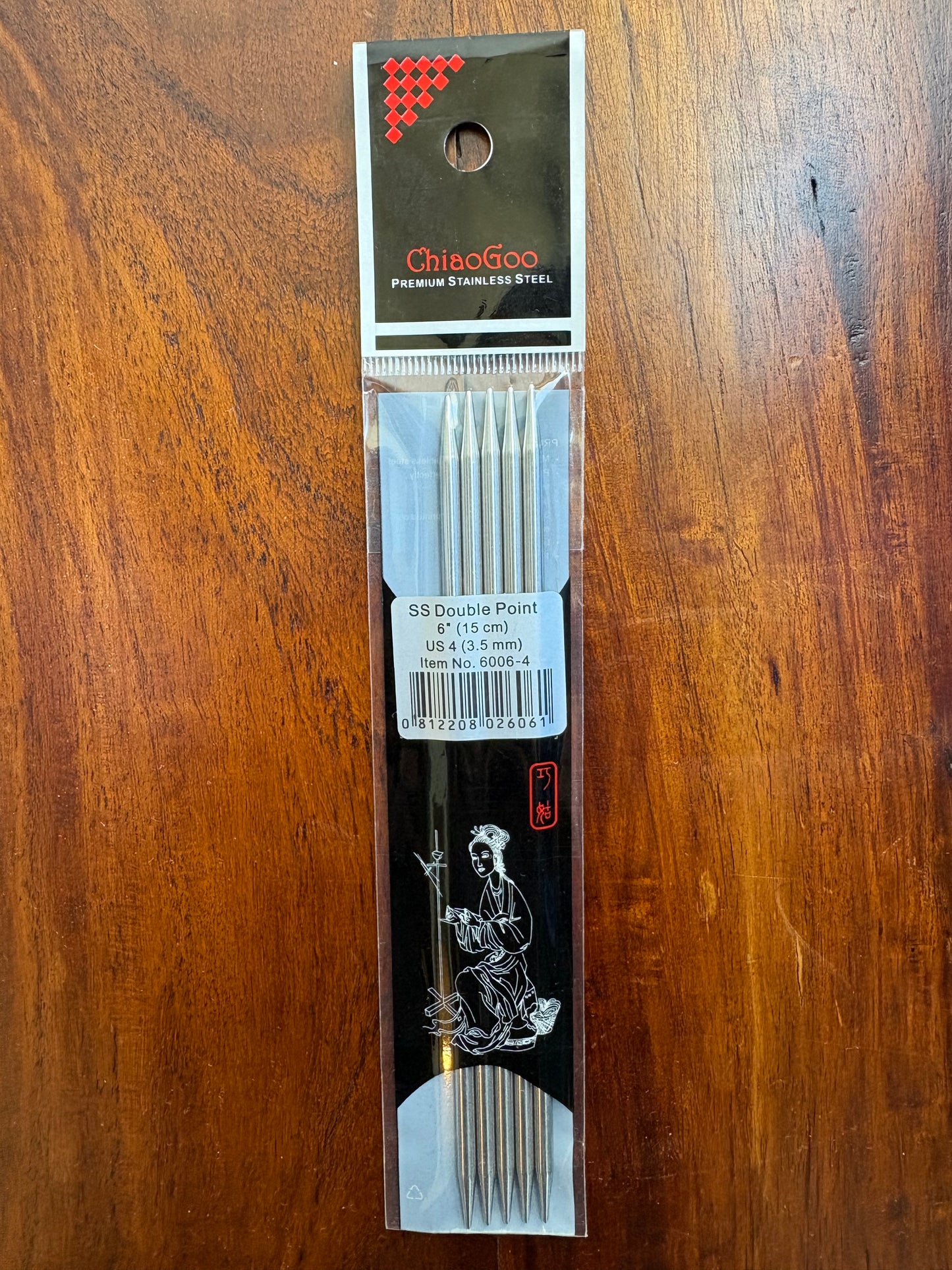Aiguilles métal double-pointes - 15CM