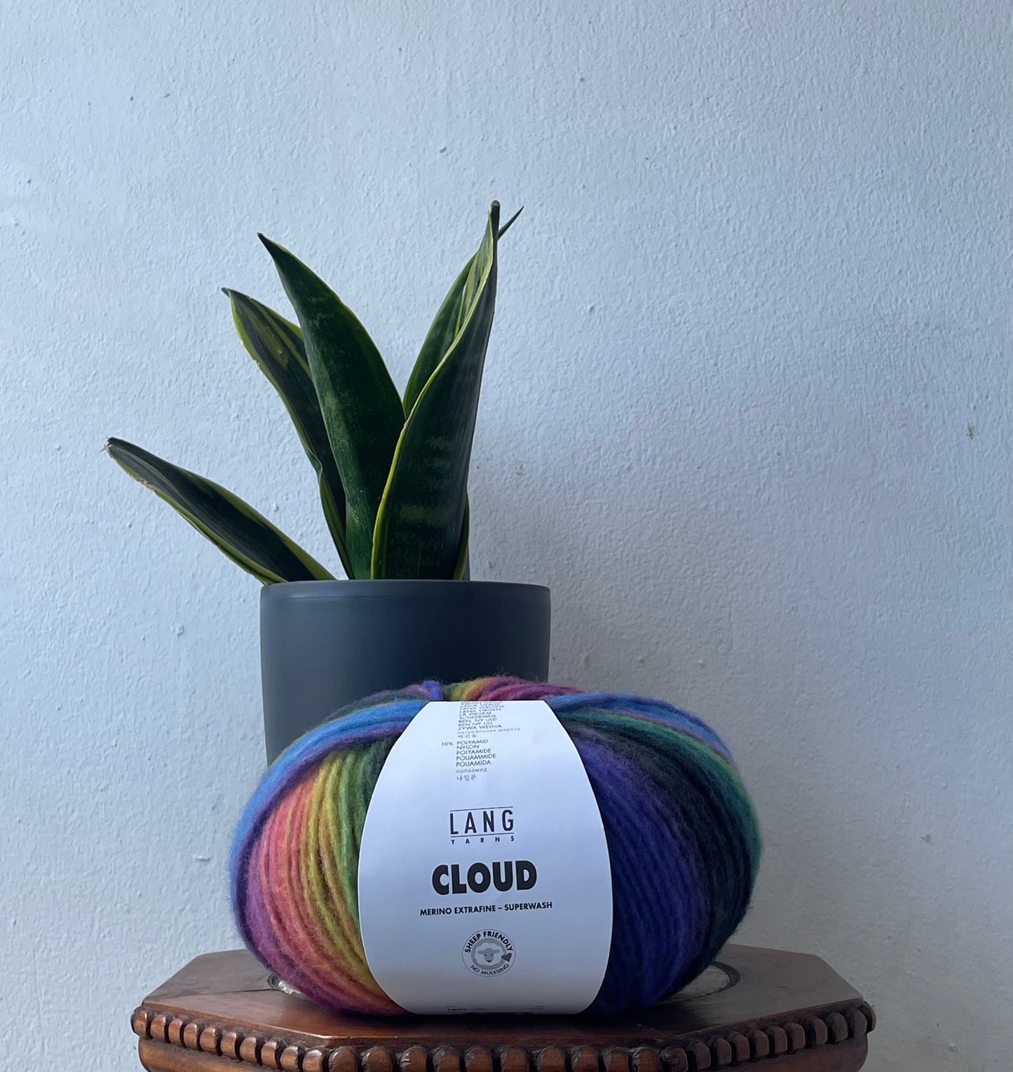 Cloud - 90% Merino extrafine superwash et 10% Polyamide