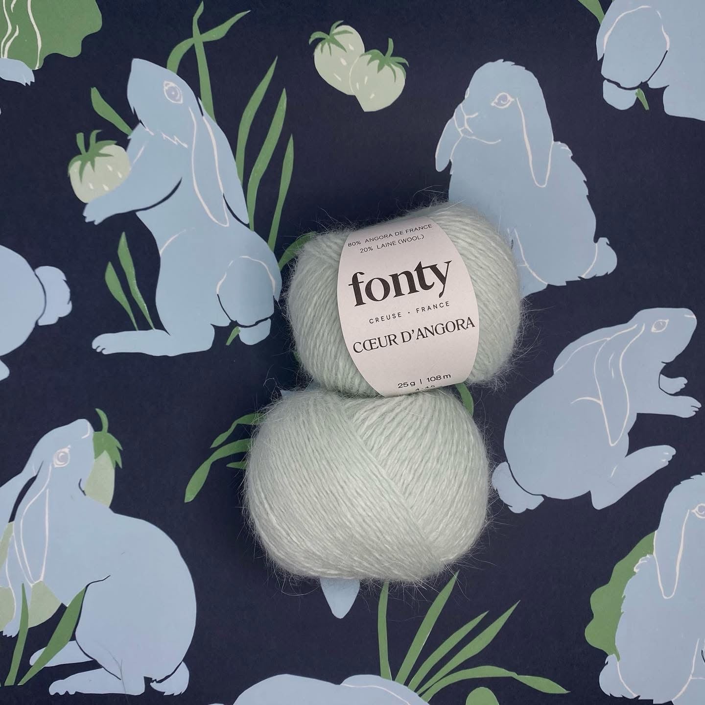COEUR D'ANGORA - 80% angora français• 20% laine