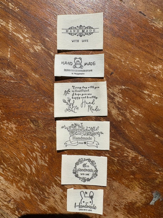 Etiquettes écru