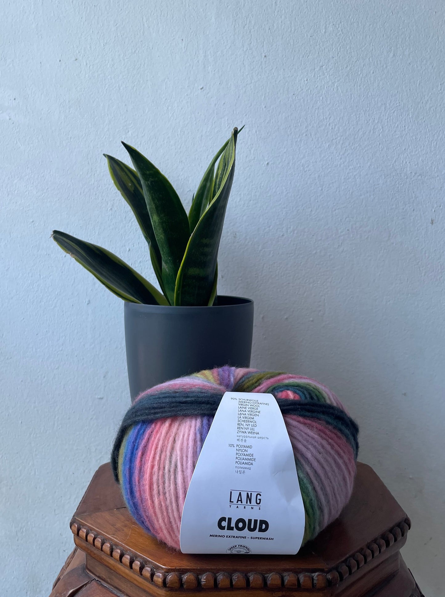 Cloud - 90% Merino extrafine superwash et 10% Polyamide