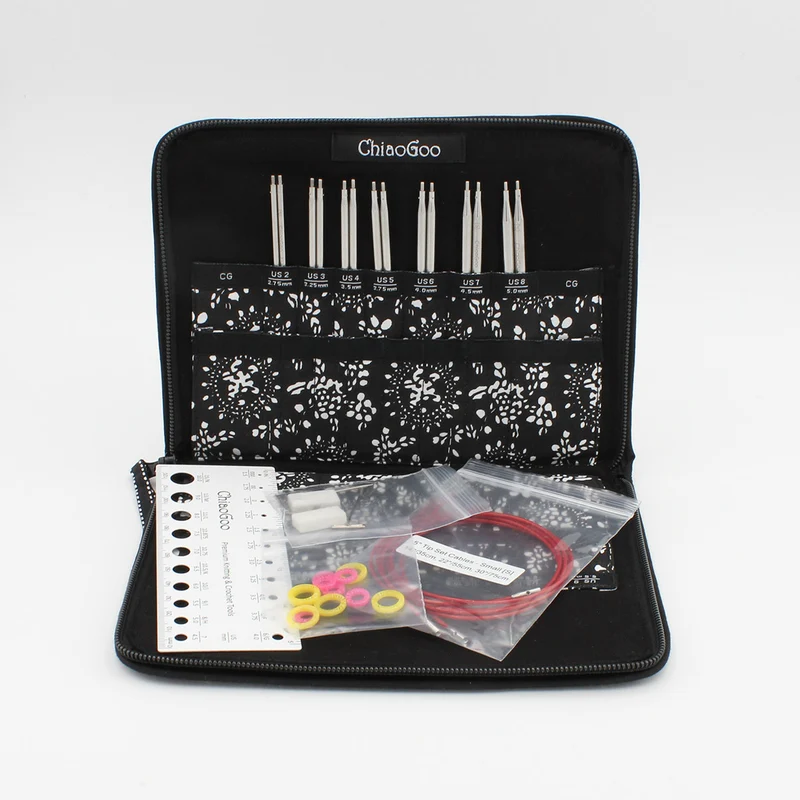 Kit d’aiguilles interchangeables TWIST RED LACE 10 cm - Sur commande