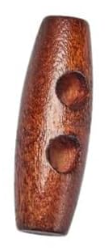 Boutons ovales en bois d’olivier 30 mm/8 couleurs