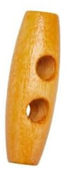 Boutons ovales en bois d’olivier 30 mm/8 couleurs