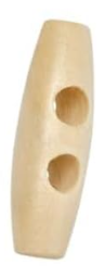 Boutons ovales en bois d’olivier 30 mm/8 couleurs