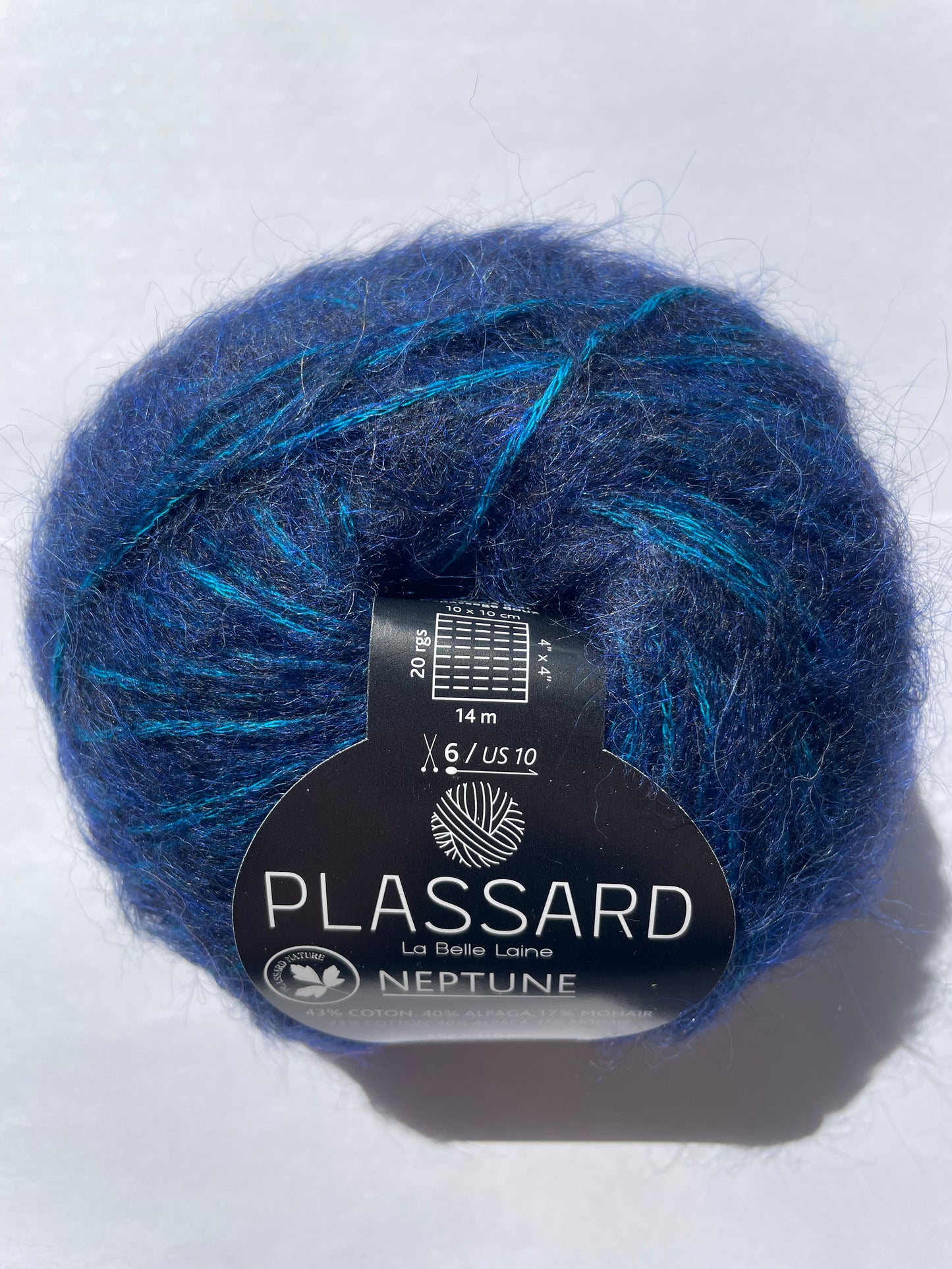 Neptune - 43% Coton, 40% Alpaga, 17% Mohair