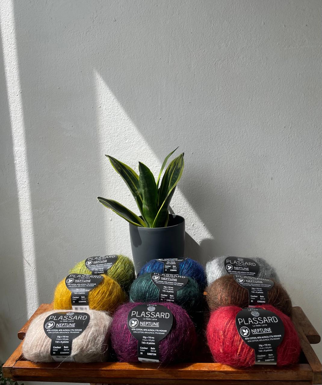 Neptune - 43% Coton, 40% Alpaga, 17% Mohair