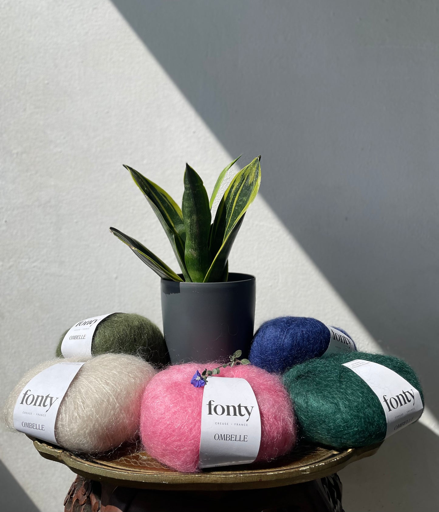 Ombelle - 75 % kid mohair 20 % laine 5 % polyamide