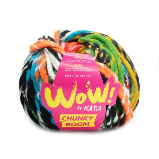 WOW Chunky Boom 305 - 75% Acrylique 15% Laine 10% Alpaga