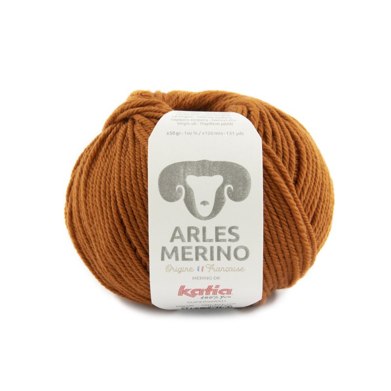 Lot de 10 pelotes Arles Merino Orange 55