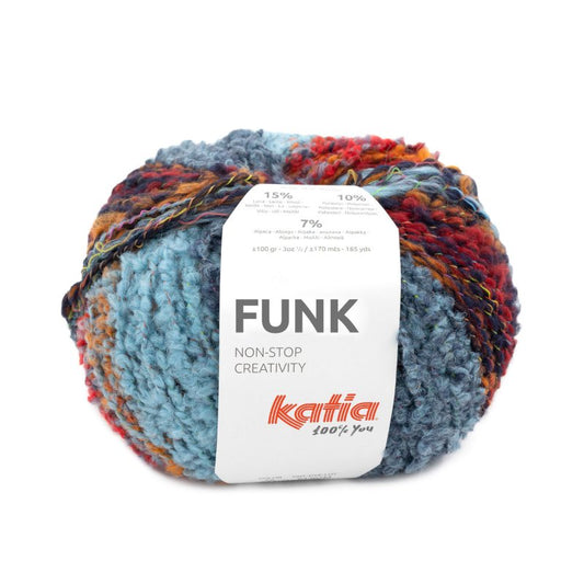 Funk 75 - 68% Acrylique 15% Laine 10% Polyester Recyclé 7% Alpaga
