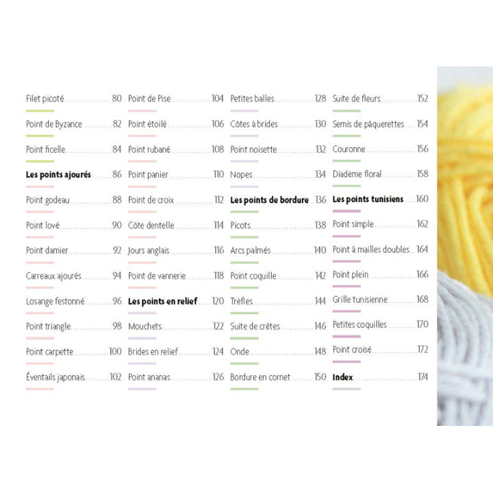 L'essentiel des points de crochet