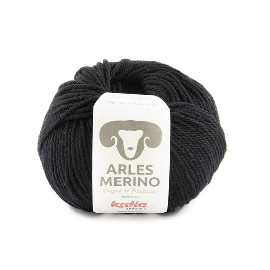 Lot de 10 pelotes Arles Merino Black 68