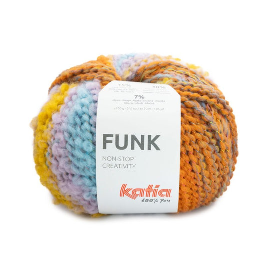 Funk 79 - 68% Acrylique 15% Laine 10% Polyester Recyclé 7% Alpaga
