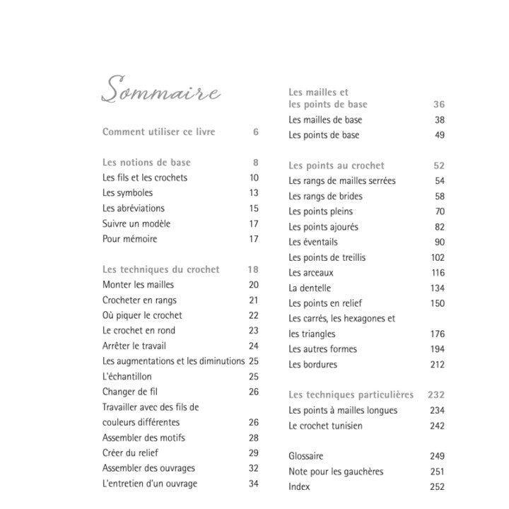 Le crochet en 180 points : la bible indispensable de tous les points