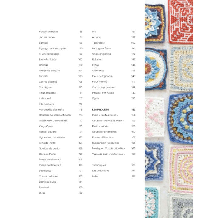 Le Grand livre des granny squares - 100 modèles originaux à crocheter