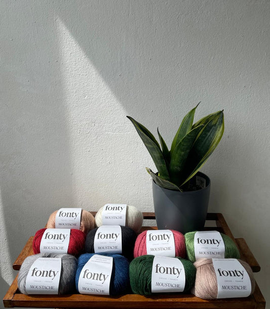 Moustache - 50% Merino, 30% Super Kid Mohair, 20% Soie