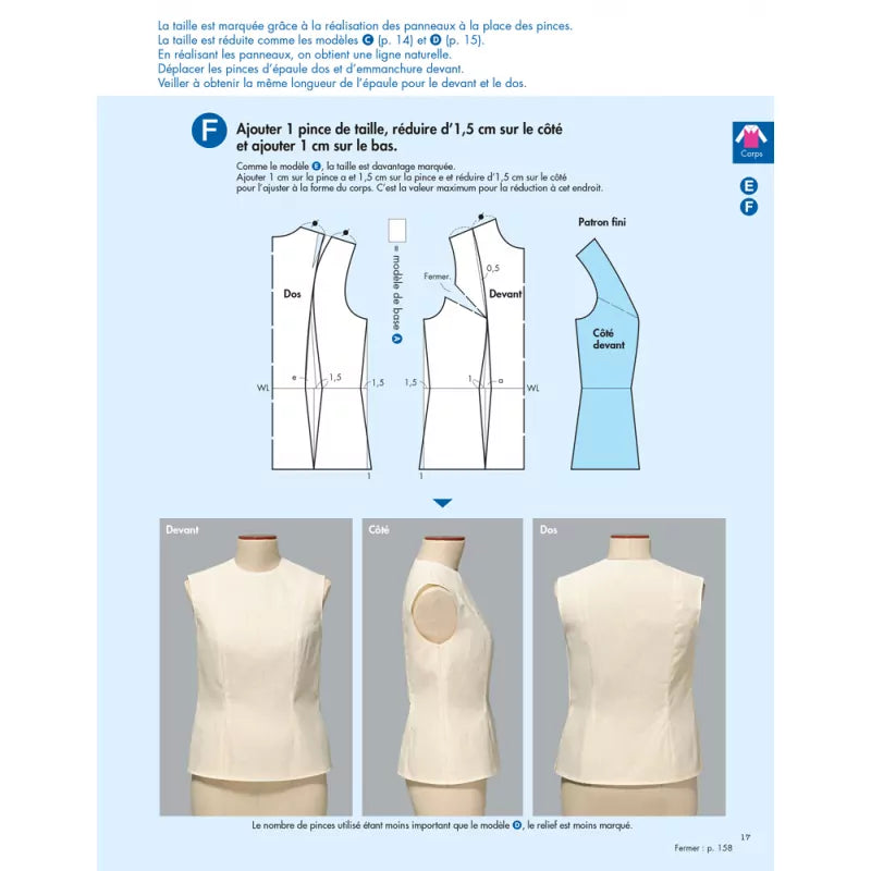 LES BASES DE LA COUTURE - PATRONNER LES HAUTS