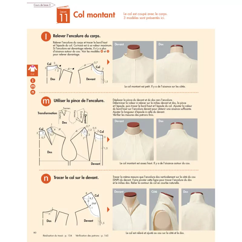 LES BASES DE LA COUTURE - PATRONNER LES HAUTS