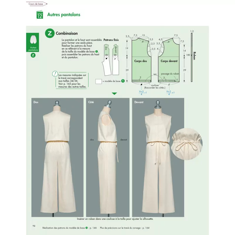 LES BASES DE LA COUTURE - PATRONNER LES PANTALONS