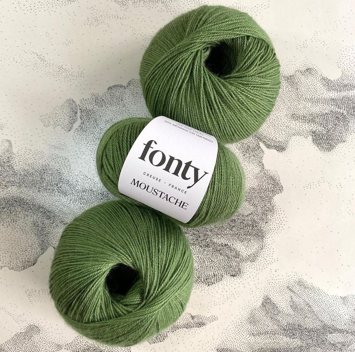 Moustache - 50% Merino, 30% Super Kid Mohair, 20% Soie