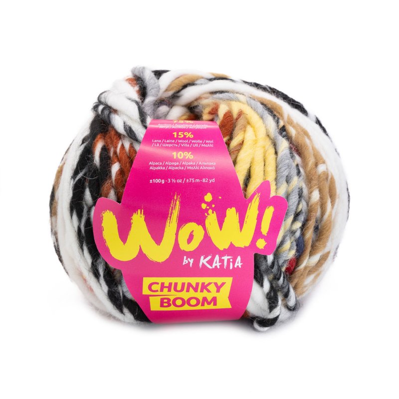 WOW Chunky Boom 303 -  75% Acrylique 15% Laine 10% Alpaga