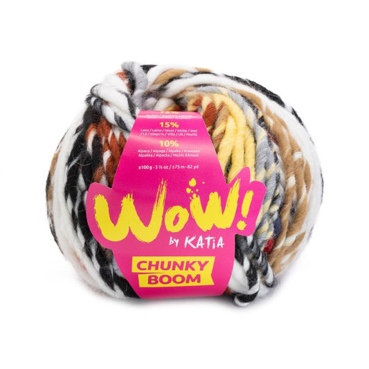 WOW Chunky Boom 303 -  75% Acrylique 15% Laine 10% Alpaga